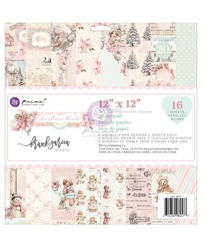 Prima Marketing Christmas Blush 12x12 Inch Paper Pad by Frank Garcia (982577)