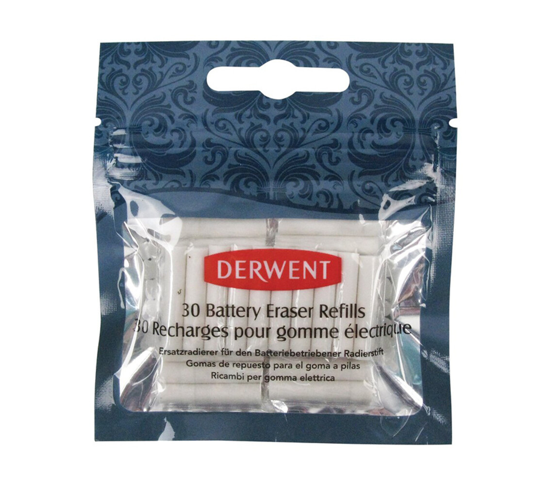 Derwent Replacement Erasers Blister with 30 Refills (DAC2300023)