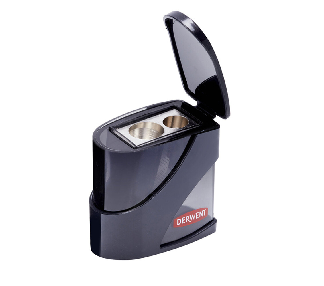 Derwent Manual Twin Hole Sharpener (DAC2306123) Derwent Manual Twin Hole Sharpener (DAC2306123)
