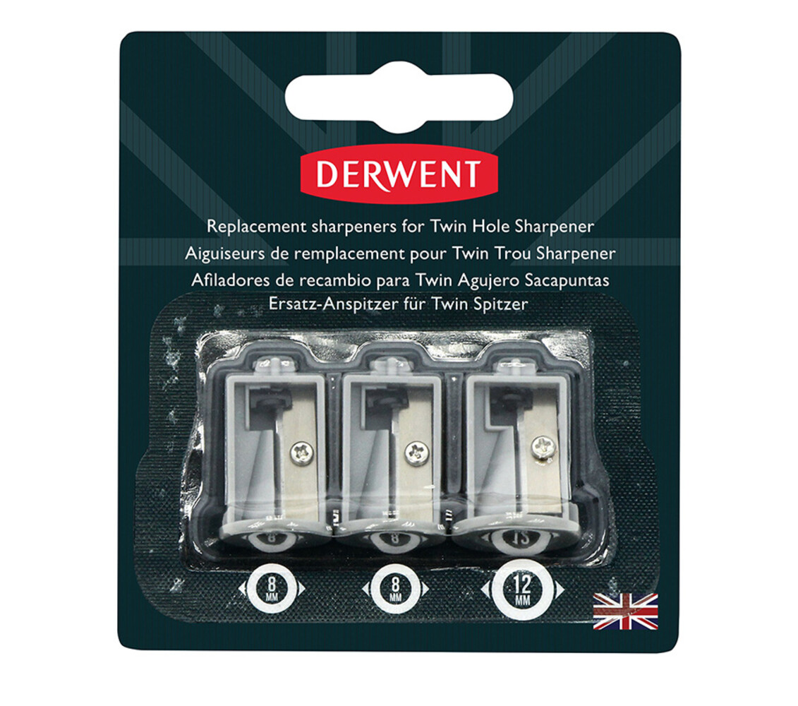 Derwent Replacement Sharpeners for the Battery Operated Twin Hole Sharpener (DAC2302353) Derwent Replacement Sharpeners for the Battery Operated Twin Hole Sharpener (DAC2302353)