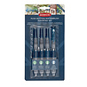 Derwent Push Button Waterbrush Set of 4: Fine, Medium, Large and Chisel (DWB2305816) Derwent Push Button Waterbrush Set of 4: Fine, Medium, Large and Chisel (DWB2305816)