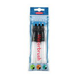 Derwent Waterbrush Set of 3: Fine, Medium and Chisel (DWB2301975)
