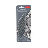 Derwent Compressed Charcoal Blister with 6 Blocks (DCH35996)