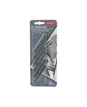 Derwent Compressed Charcoal Blister with 6 Blocks (DCH35996)