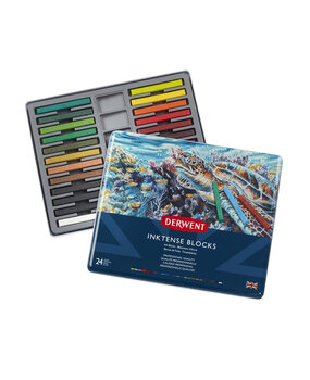 Derwent Inktense Block Tin of 24 Blocks (DIB2300443)