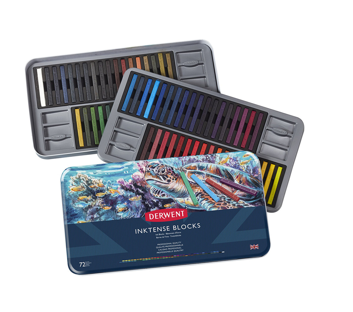 Derwent Inktense Block Tin of 72 Blocks (DIB2301980)