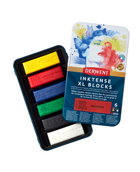 Derwent Inktense XL Block Tin of 6 Blocks (DXI2306161)