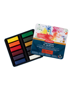 Derwent Inktense XL Block Tin of 12 Blocks (DXI2306162)