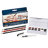 Derwent Inktense Paint Pan Mixed Media Set Shades & Tone with 12 Pans and 3 Pencils (DIB2306248) Derwent Inktense Paint Pan Mixed Media Set Shades & Tone with 12 Pans and 3 Pencils (DIB2306248)