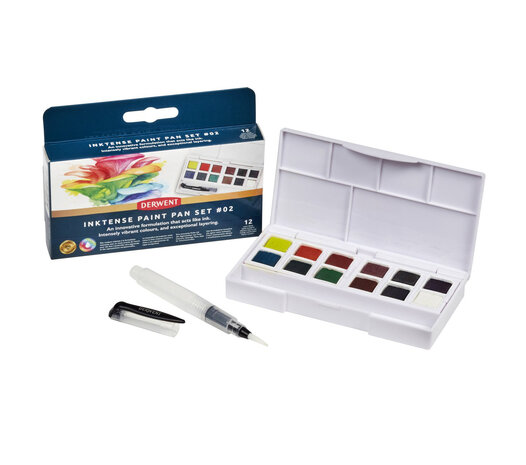 Derwent Inktense Paint Pan Set 2 with 12 Pans (DIB2306244) Derwent Inktense Paint Pan Set 2 with 12 Pans (DIB2306244)