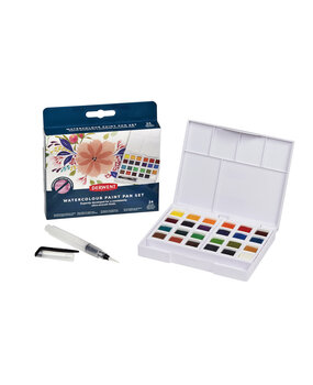 Derwent Watercolour Paint Pan Set with 24 Pans (DWP2306260)