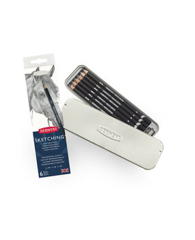Derwent Sketching Pencils Tin of 6 Pencils (DSK0700836)