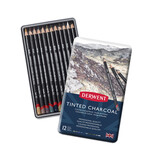 Derwent Tinted Charcoal Pencil Tin of 12 Pencils (DCT2301690)