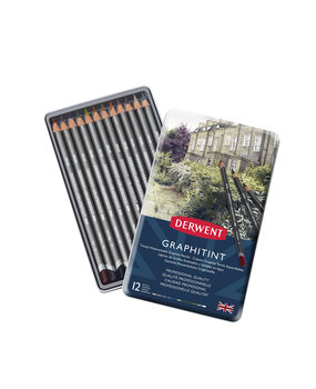 Derwent Graphitint Pencil Tin of 12 Pencils (DGT0700802)