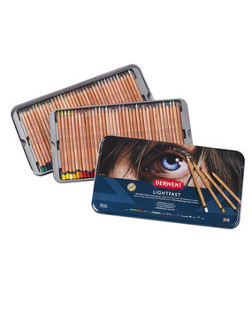 Derwent Lightfast Pencil Tin of 72 Pencils (DLI2302722)