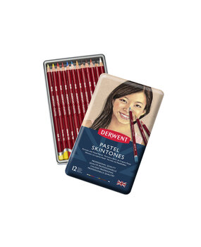 Derwent Pastel Pencil Portrait Tin of 12 Pencils (DPP2300563)