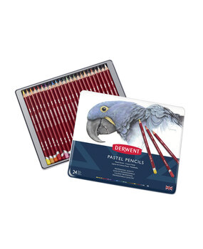 Derwent Pastel Pencil Tin of 24 Pencils (DPP32992)
