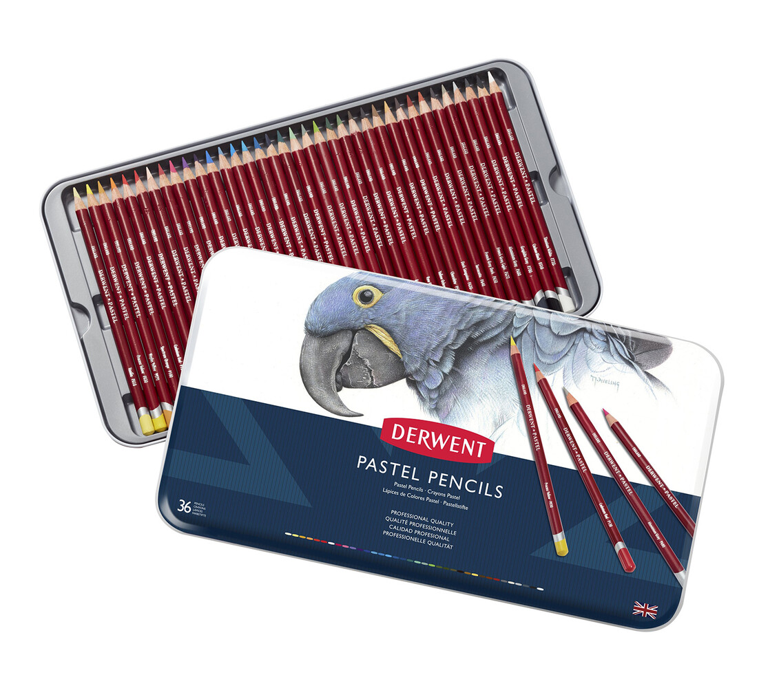 Derwent Pastel Pencil Tin of 36 Pencils (DPP0700307) Derwent Pastel Pencil Tin of 36 Pencils (DPP0700307)