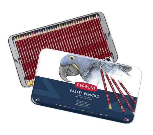 Derwent Pastel Pencil Tin of 36 Pencils (DPP0700307) Derwent Pastel Pencil Tin of 36 Pencils (DPP0700307)