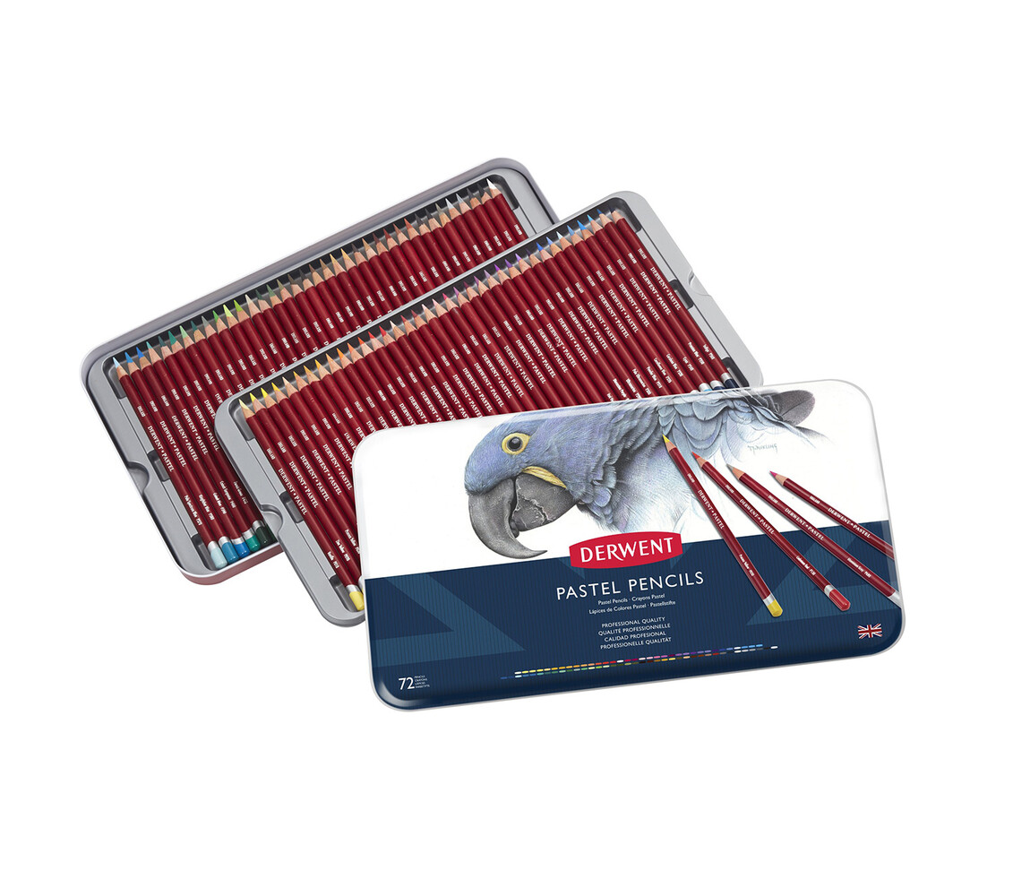 Derwent Pastel Pencil Tin of 72 Pencils (DPP32996) Derwent Pastel Pencil Tin of 72 Pencils (DPP32996)