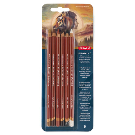 Derwent Drawing Pencil Blister with 6 Pencils (DDP0700476) Derwent Drawing Pencil Blister with 6 Pencils (DDP0700476)