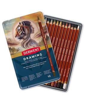 Derwent Drawing Pencil Tin of 12 Pencils (DDP0700671)