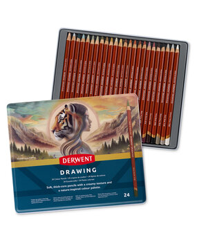 Derwent Drawing Pencil Tin of 24 Pencils (DDP0700672)