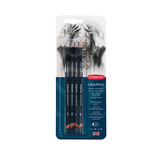 Derwent Graphic Pencil Blister with 4 Medium Pencils (DGP39004)