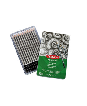 Derwent Academy Sketching Pencil Tin of 12 Pencils (DAC2301946)