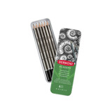 Derwent Academy Sketching Pencil Tin of 6 Pencils (DAC2301945)