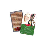 Derwent Academy Watercolour Pencil Portrait Tin of 12 Pencils (DAC2300386)