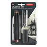 Derwent Charcoal Blister with 3 Pencils, 4 Blocks, 2 Strips and 1 Paper Stump (DCH2300675) Derwent Charcoal Blister with 3 Pencils, 4 Blocks, 2 Strips and 1 Paper Stump (DCH2300675)