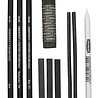Derwent Charcoal Blister with 3 Pencils, 4 Blocks, 2 Strips and 1 Paper Stump (DCH2300675) Derwent Charcoal Blister with 3 Pencils, 4 Blocks, 2 Strips and 1 Paper Stump (DCH2300675)