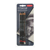 Derwent Charcoal Blister with 4 Pencils (DCH39000)