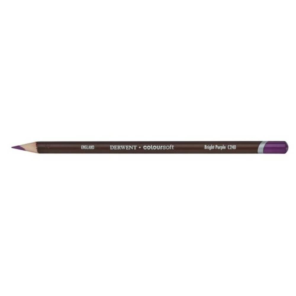 Derwent Coloursoft Pencil 240 Bright Purple (DCS0700976) Derwent Coloursoft Pencil 240 Bright Purple (DCS0700976)