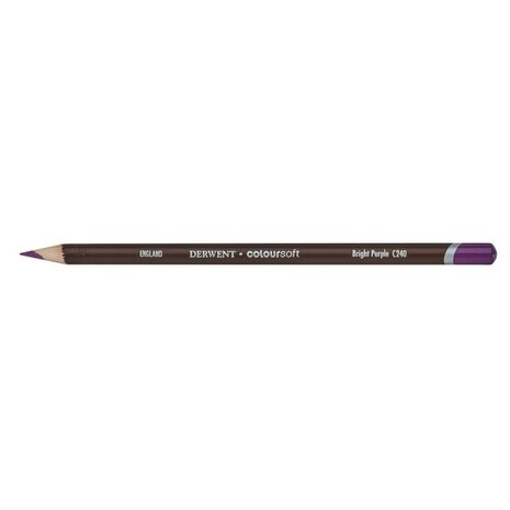 Derwent Coloursoft Pencil 240 Bright Purple (DCS0700976) Derwent Coloursoft Pencil 240 Bright Purple (DCS0700976)