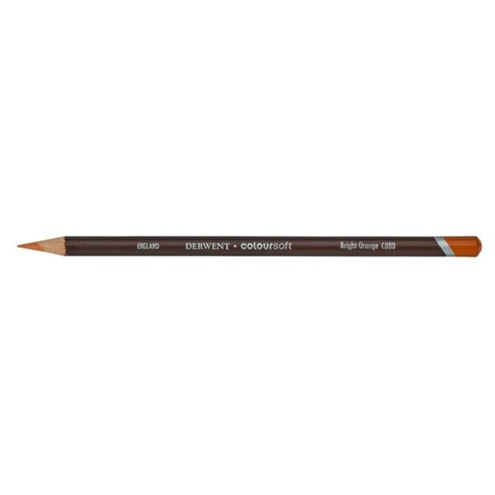 Derwent Coloursoft Pencil 080 Bright Orange (DCS0700960) Derwent Coloursoft Pencil 080 Bright Orange (DCS0700960)