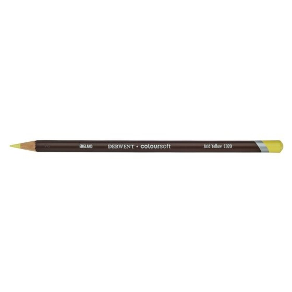 Derwent Coloursoft Pencil 020 Acid Yellow (DCS0700954)