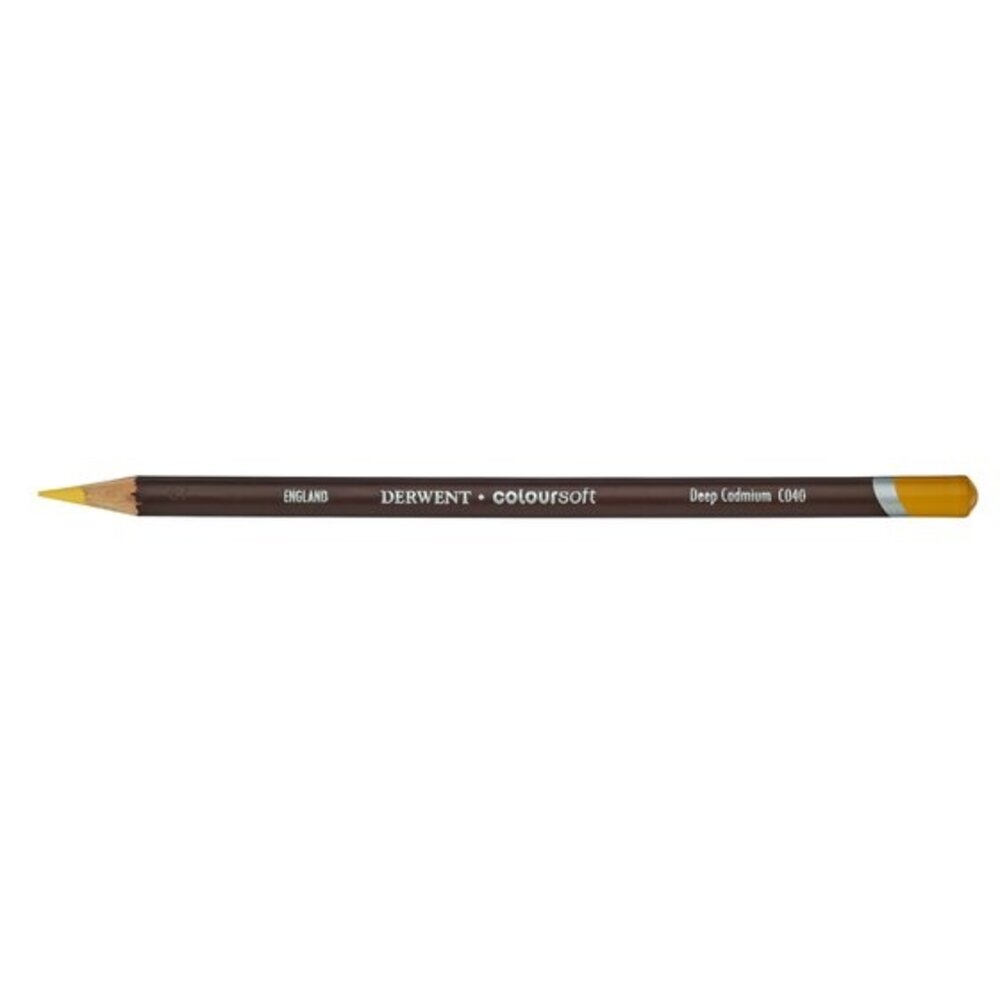 Derwent Coloursoft Pencil 040 Deep Cadmium (DCS0700956) Derwent Coloursoft Pencil 040 Deep Cadmium (DCS0700956)