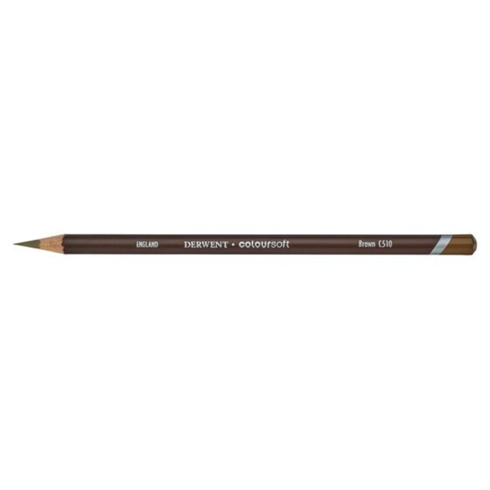 Derwent Coloursoft Pencil 510 Brown (DCS0701003) Derwent Coloursoft Pencil 510 Brown (DCS0701003)