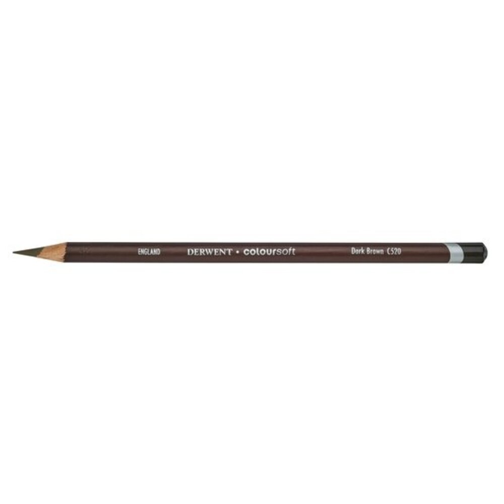 Derwent Coloursoft Pencil 520 Dark Brown (DCS0701004) Derwent Coloursoft Pencil 520 Dark Brown (DCS0701004)