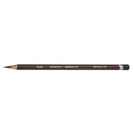 Derwent Coloursoft Pencil 520 Dark Brown (DCS0701004) Derwent Coloursoft Pencil 520 Dark Brown (DCS0701004)