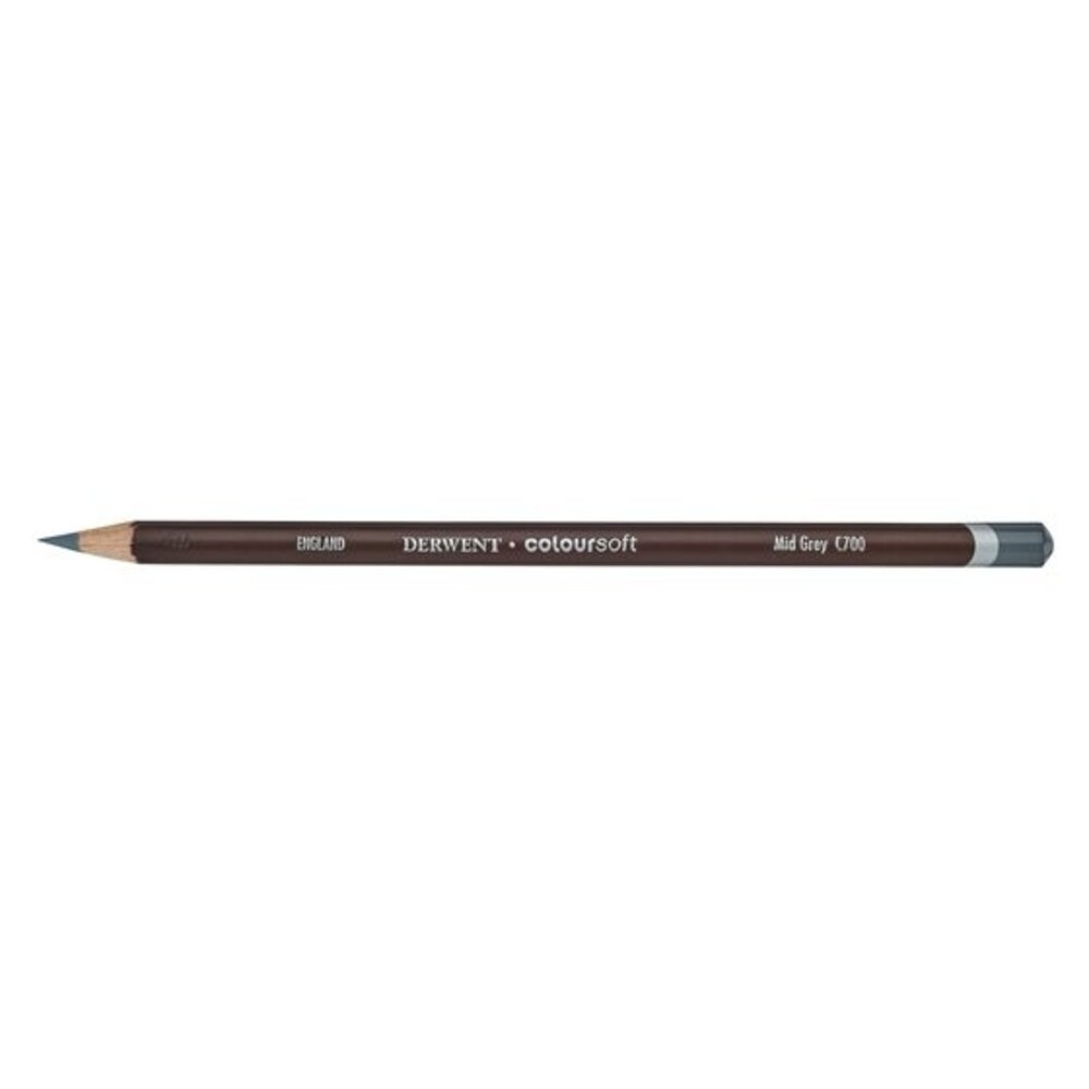Derwent Coloursoft Pencil 700 Mid Grey (DCS0701022) Derwent Coloursoft Pencil 700 Mid Grey (DCS0701022)