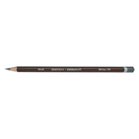 Derwent Coloursoft Pencil 700 Mid Grey (DCS0701022) Derwent Coloursoft Pencil 700 Mid Grey (DCS0701022)