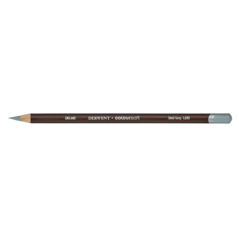 Derwent Coloursoft Pencil 690 Steel Grey (DCS0701021) Derwent Coloursoft Pencil 690 Steel Grey (DCS0701021)