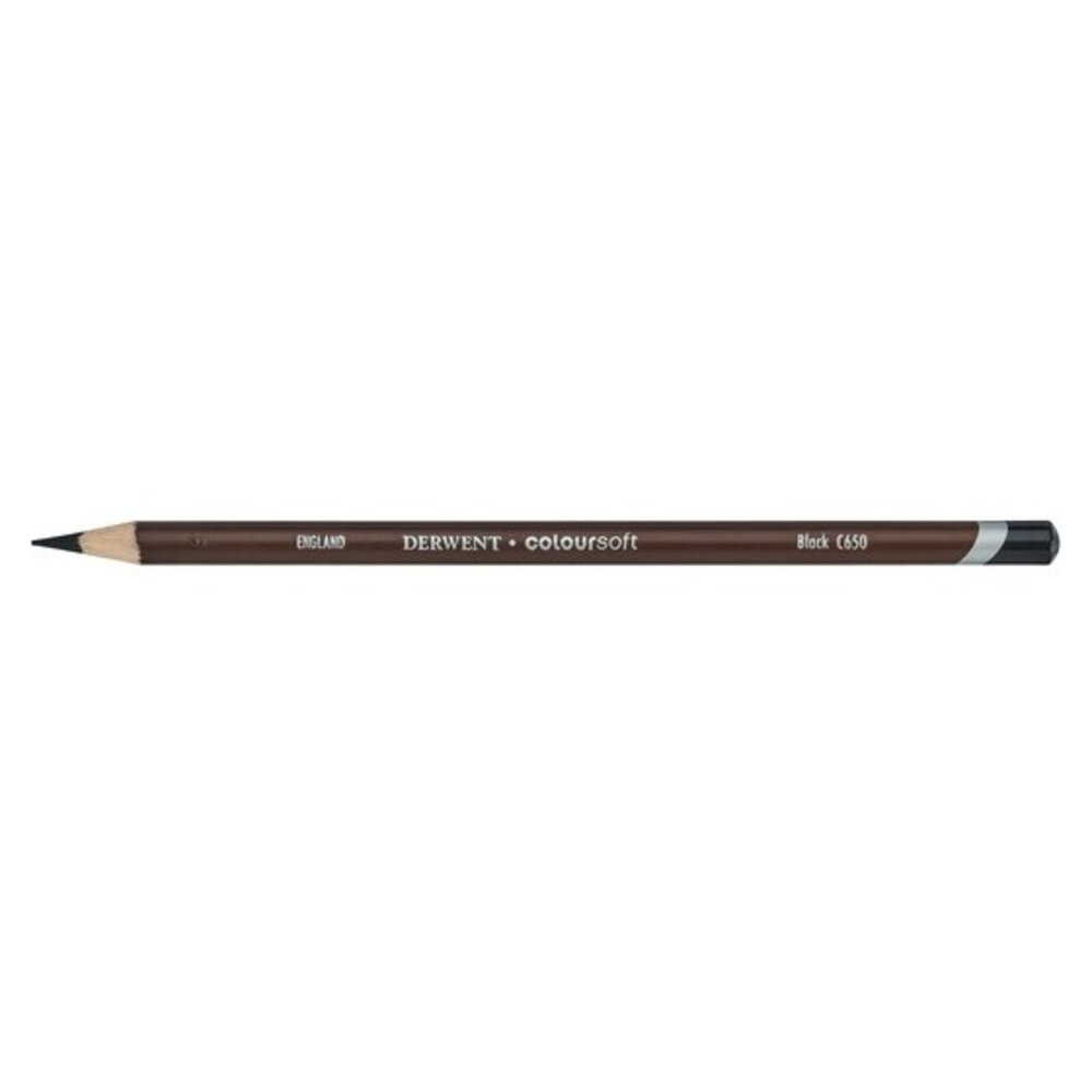 Derwent Coloursoft Pencil 650 Black (DCS0701017) Derwent Coloursoft Pencil 650 Black (DCS0701017)