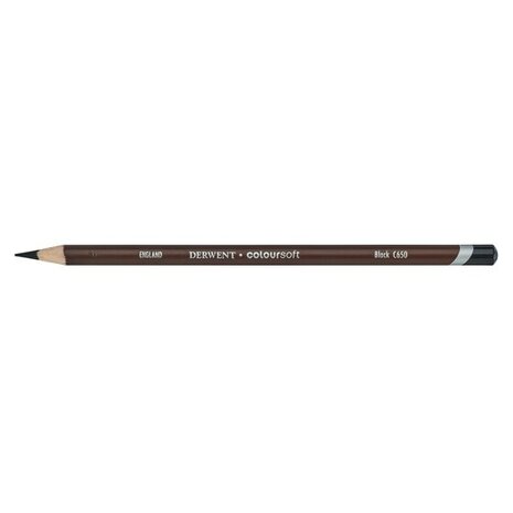 Derwent Coloursoft Pencil 650 Black (DCS0701017) Derwent Coloursoft Pencil 650 Black (DCS0701017)