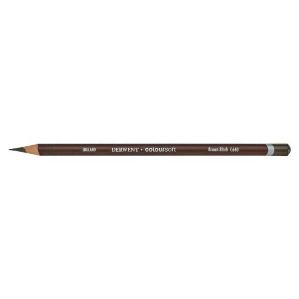Derwent Coloursoft Pencil 640 Brown Black (DCS0701016) Derwent Coloursoft Pencil 640 Brown Black (DCS0701016)