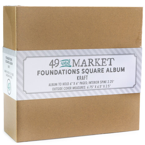 49 and Market Foundations Square Album Kraft (FA-36749) 49 and Market Foundations Square Album Kraft (FA-36749)