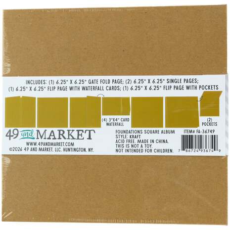 Ranger Foundations Square Album Kraft (FA-36749) Ranger Foundations Square Album Kraft (FA-36749)